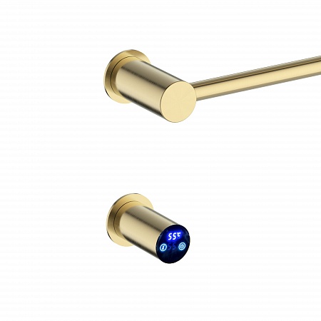 Аккорд П5 500х800 электро Полотенцесушитель TERMINUS Брашированное золото Самара - фото 3